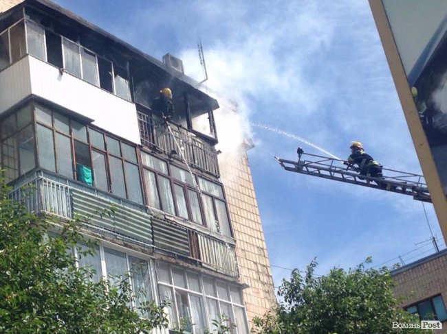 У Луцьку - пожежа на Рівненській. ФОТО. ВІДЕО