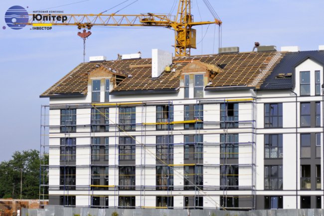 У другому будинку ЖК «Юпітер» — у розпалі внутрішні роботи*
