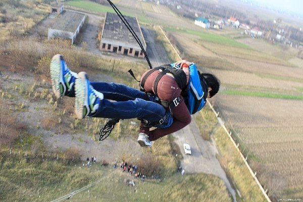 У Луцьку бурят стрибнув з труби заввишки понад 50 метрів. ФОТО