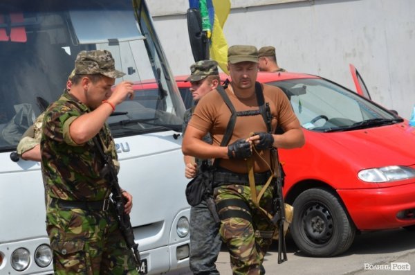 Луцьк зустрів героїв нацгвардії. ФОТО