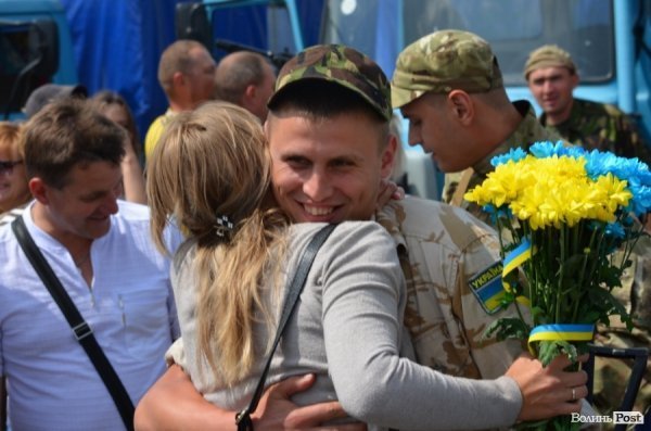 Луцьк зустрів героїв нацгвардії. ФОТО