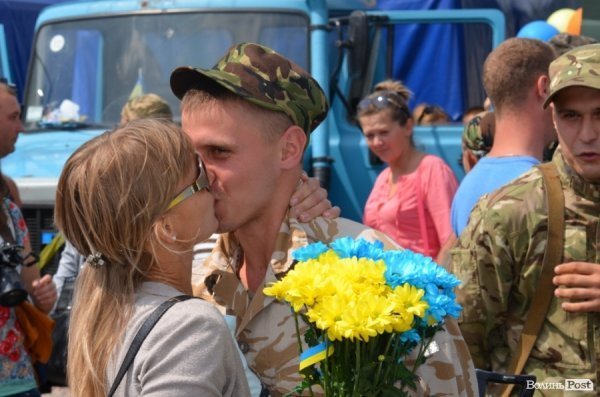 Луцьк зустрів героїв нацгвардії. ФОТО