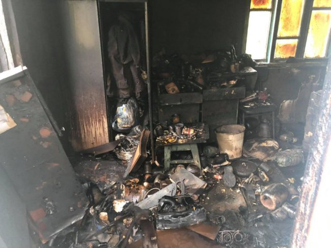 На Волині в пожежі загинув чоловік. ФОТО