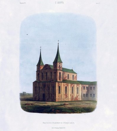 Костел в Овручі, який перетворили у православну церкву