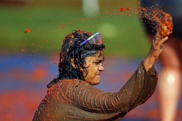 Бої помідорами в США. ФОТО