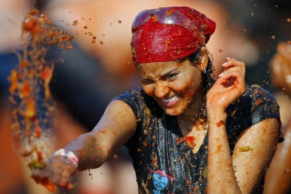 Бої помідорами в США. ФОТО