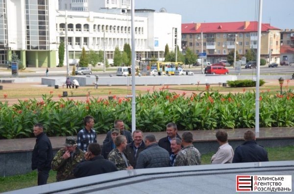 На Волині протести під стінами ОДА. ФОТО