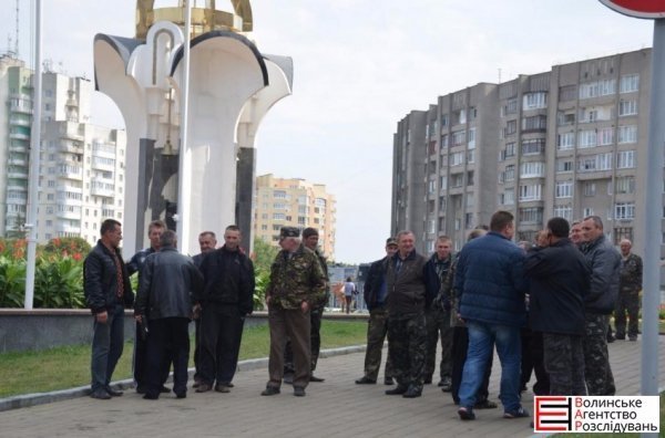 На Волині протести під стінами ОДА. ФОТО