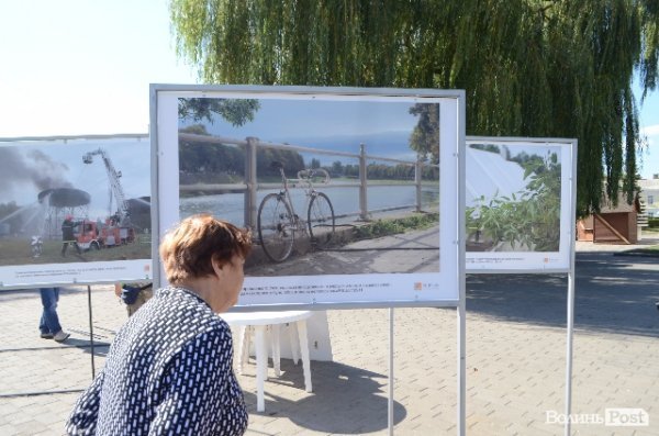Фотовиставка на Театральному майдані в Луцьку. ФОТО