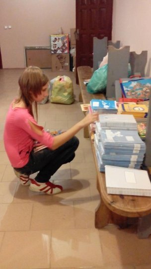 У Луцьку дітей переселенців зібрали в школу. ФОТО