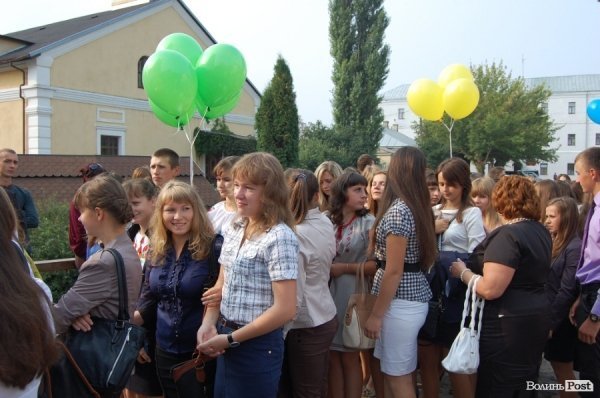 У замку Любарта вітали «ліпших з ліпших» студентів. ФОТО