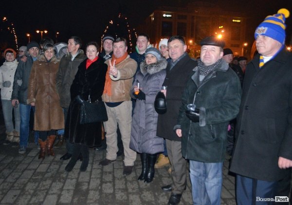 Як у Луцьку зустрічали Новий рік. ФОТО. ВІДЕО