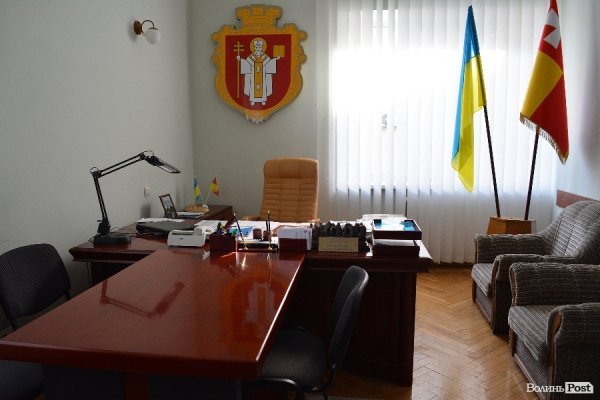 Кабінет секретаря міськради Сергія Григоренка