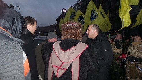 Автомайдан рушив на Межигір’я. ФОТО