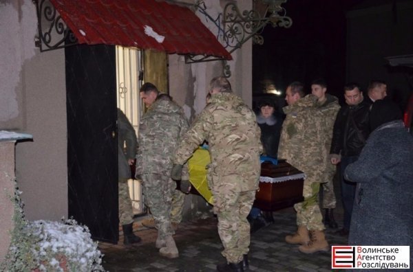 Луцьк зустрів тіло загиблого бійця Валерія Марцинюка