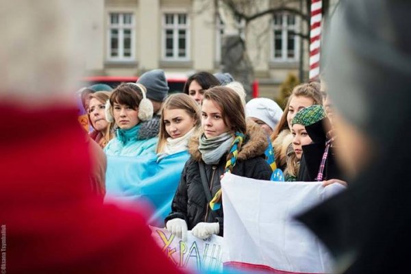 Євромайдан у Польщі: українці мітингують і за кордоном. ФОТО. ВІДЕО