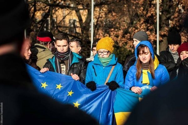 Євромайдан у Польщі: українці мітингують і за кордоном. ФОТО. ВІДЕО