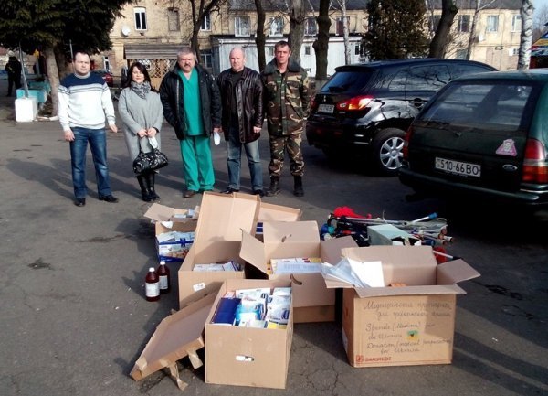Луцькому військовому госпіталю передали ліки з Німеччини. ФОТО