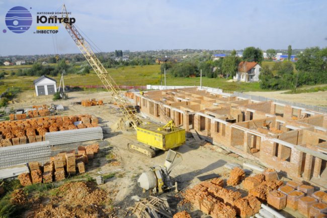 У другому будинку ЖК «Юпітер» — у розпалі внутрішні роботи*