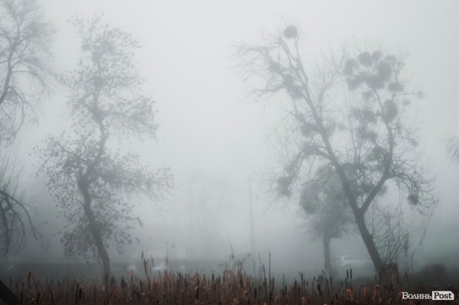 Туманний Луцьк: неймовірні фото 