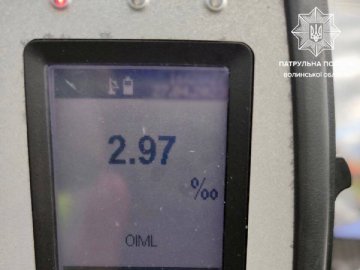 Поблизу Луцька на блокпосту затримали п'яного водія