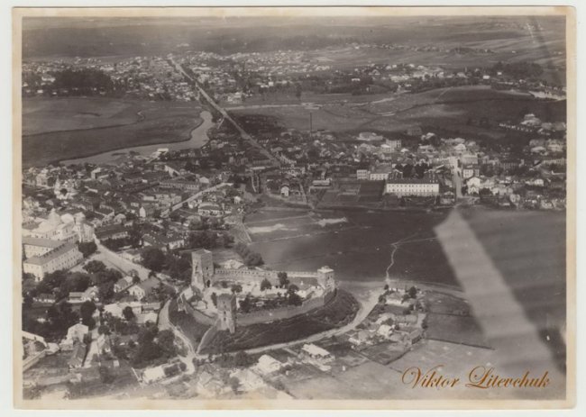 Луцьк з висоти пташиного польоту майже 90 років тому. РЕТРОФОТО