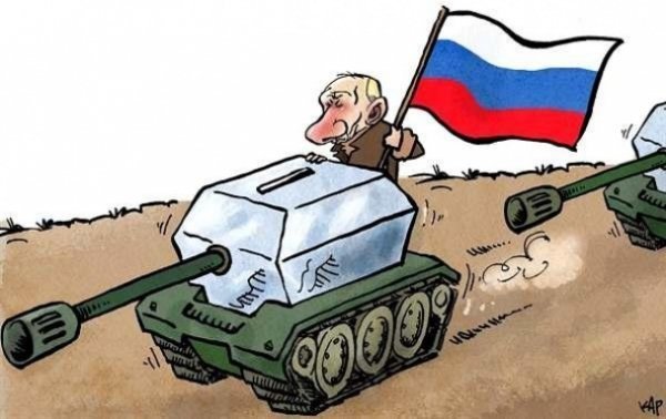 Карикатури на Путіна. ФОТО