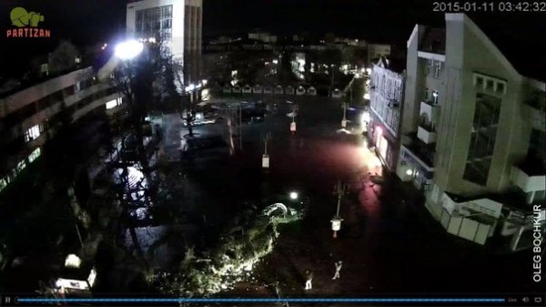 У Івано-Франківську впала головна ялинка. ФОТО