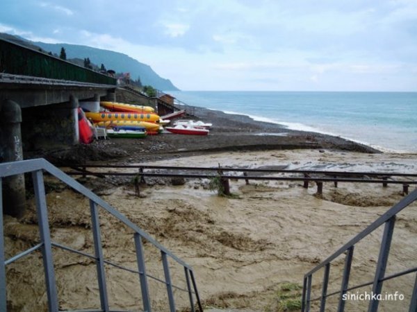 У Криму селом пронісся потік з бруду та сміття. ФОТО