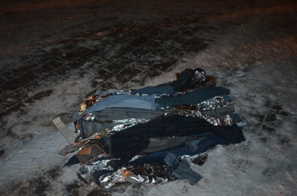 У центрі Луцька на честь Героїв Крут палав тризуб. ФОТО. ВІДЕО