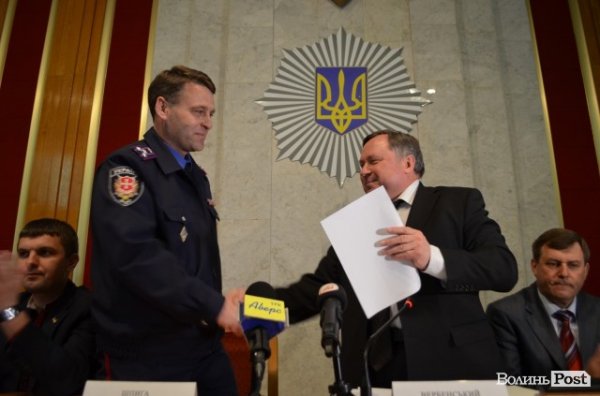 Представили нового очільника волинської міліції. ФОТО