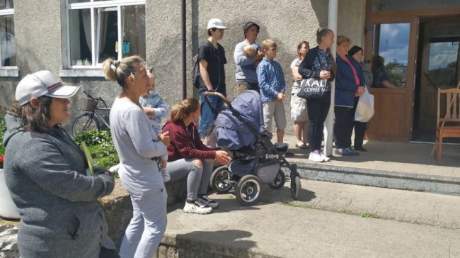 У громаді на Волині переселенці отримали допомогу з Німеччини. ВІДЕО