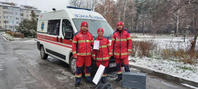 Волинські медики отримали Starlink. ФОТО