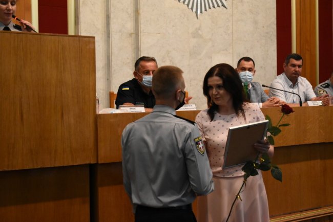 У Луцьку поліцейських привітали з професійним святом. ФОТО