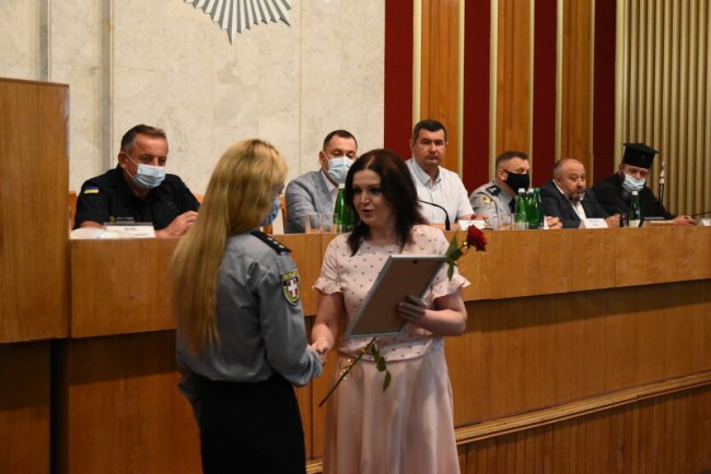 У Луцьку поліцейських привітали з професійним святом. ФОТО