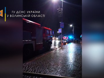 На Волині горіла фірма. ФОТО