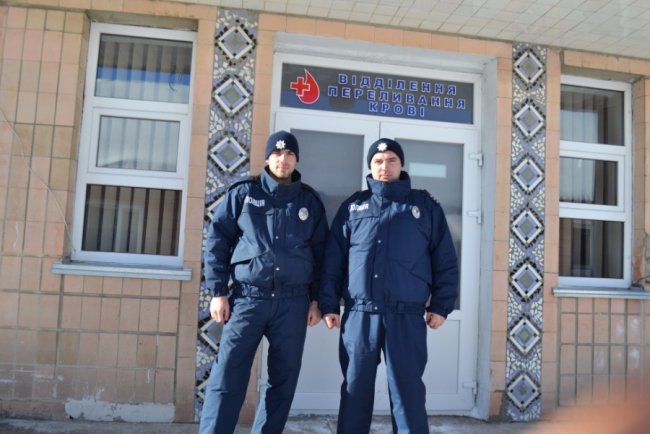 На Волині поліція здала кров пораненим бійцям