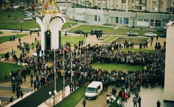 Перший день страйку в Луцьку. ФОТО. ВІДЕО