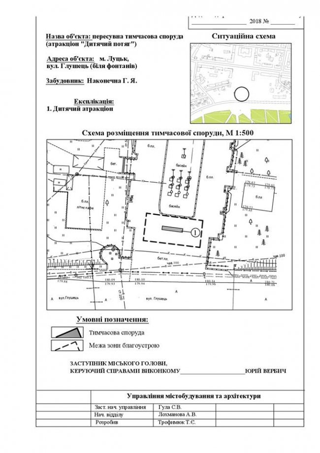 У луцькому парку з’явиться потяг для дітей 