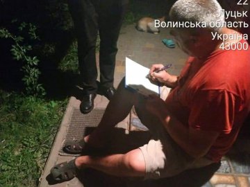 Луцькі муніципали знайшли палія сухого бадилля. ФОТО