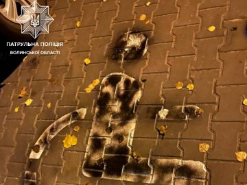 У Луцьку жінка хотіла замалювати паркувальне місце для осіб з інвалідністю