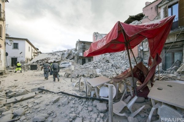 У центральній Італії - землетрус. ФОТО