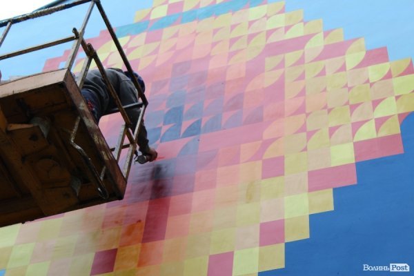 Сірі стіни луцьких будинків стали полотнами вуличних художників