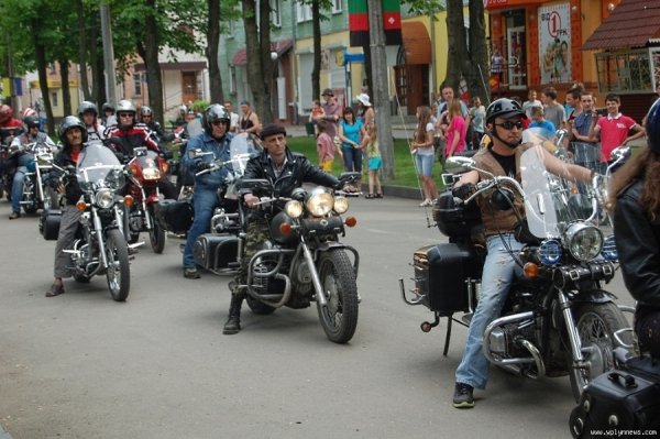 Зліт байкерів у Нововолинську. ФОТО