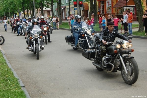 Зліт байкерів у Нововолинську. ФОТО