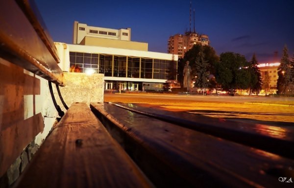 Фото нічного Луцька