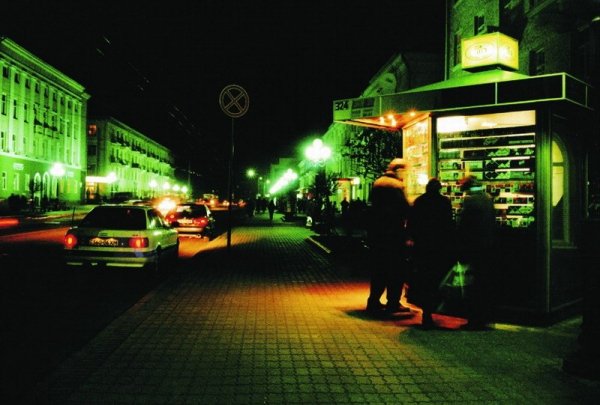 Фото нічного Луцька