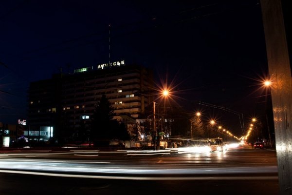 Фото нічного Луцька
