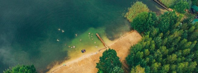 Опублікували чарівні світлини волинського озера