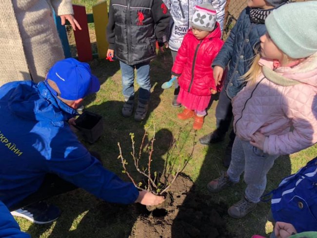 Заради майбутнього: «Побратими України» саджали дерева з дошкільнятами у Луцьку. ФОТО